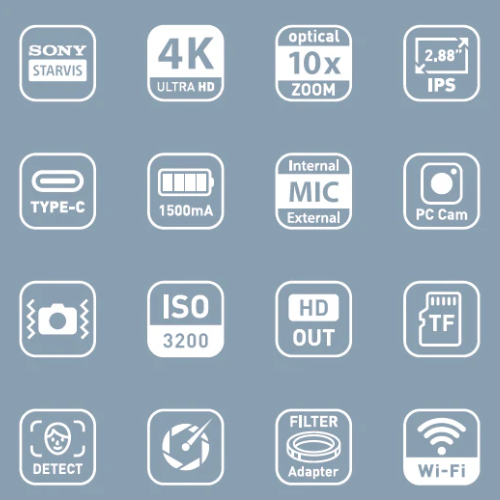 Tamrac Digital Camera XR1 (FREE Jazz45, Wide Angle Lens, Camera Strap, 64gb microSD Card)