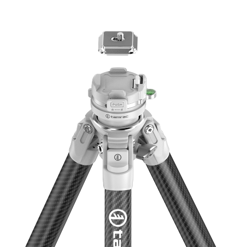 Tamrac Revolution Z1-265CB Professional Carbon Tripod (White) with Ballhead FREE Tamrac Phone Holder