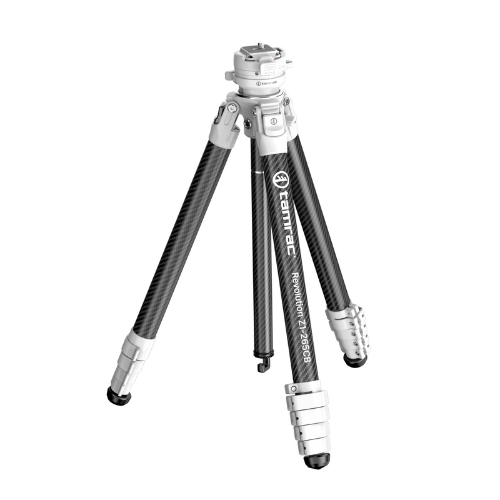 Tamrac Revolution Z1-265CB Professional Carbon Tripod (White) with Ballhead FREE Tamrac Phone Holder