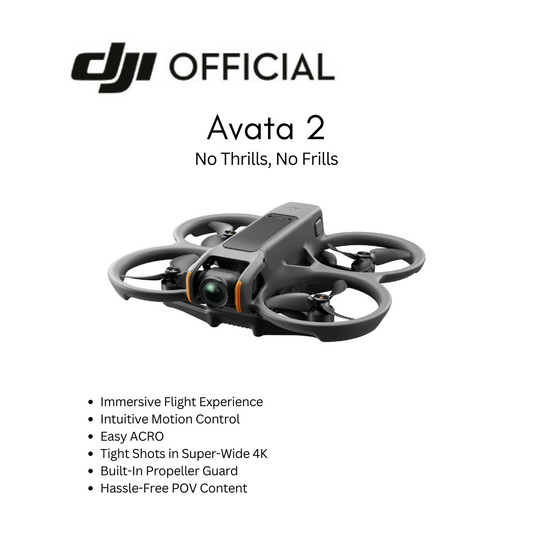 DJI Avata 2 Fly More Combo (Three Batteries) FREE 256GB memory card