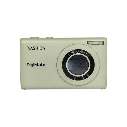 Yashica DigiMate Compact Digital Camera (Black/Off White/Mint Green)