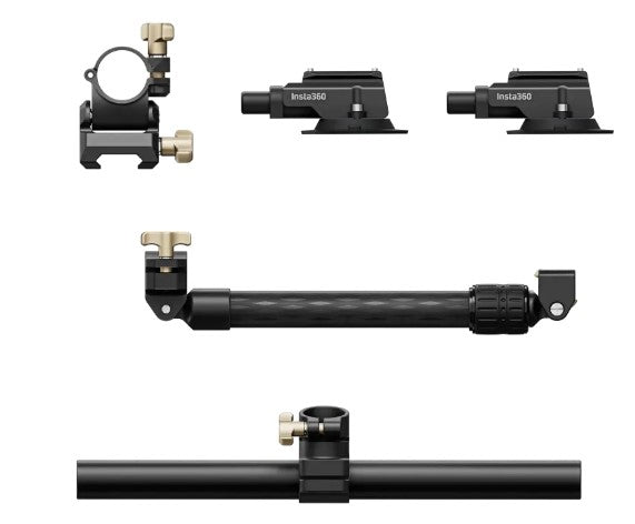 Insta360 Dual/Triple Suction Cup Car Mount with/without Insta360 Action Invisible Selfie Stick