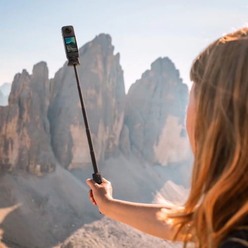 Insta360 X4 Foldable 2-in-1 Selfie Stick (1/4" Mount) / With Bluetooth Remote Kit