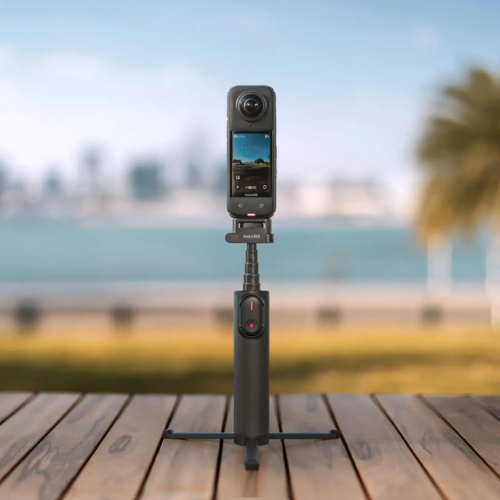Insta360 X4 Foldable 2-in-1 Selfie Stick (1/4" Mount) / With Bluetooth Remote Kit