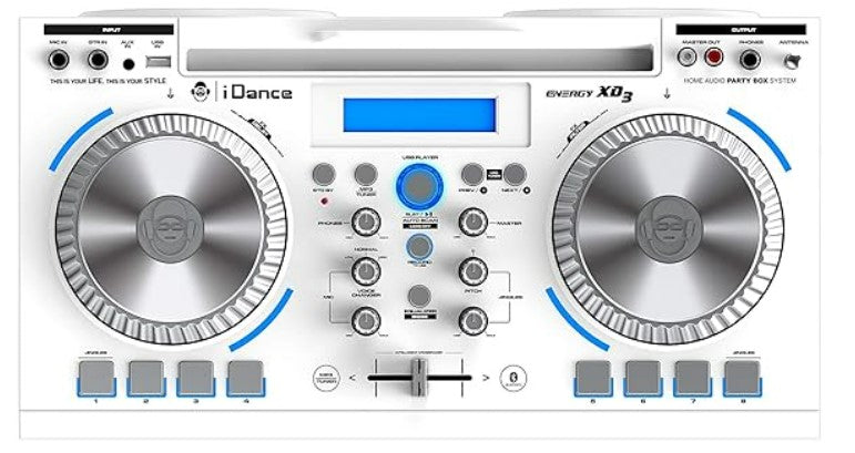 iDance XD-3 Boom Box (White) Bluetooth Speaker