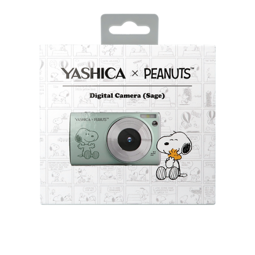 Yashica X Peanuts (Snoopy version) Compact Digital Camera DP-100 (Blue Sky/Sage)