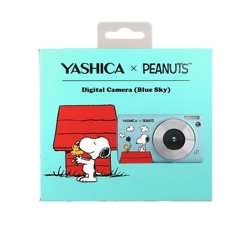 Yashica X Peanuts (Snoopy version) Compact Digital Camera DP-100 (Blue Sky/Sage)