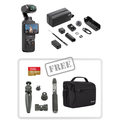 DJI Osmo Pocket 3 Free Memory Card, Tripod and Carry Case