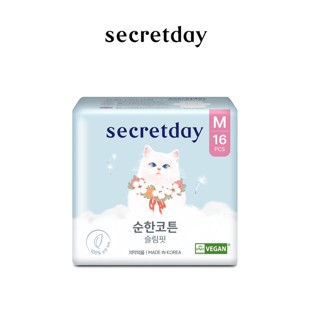 SECRETDAY - PURE COTTON SLIM FIT MEDIUM 24.5CM 16S