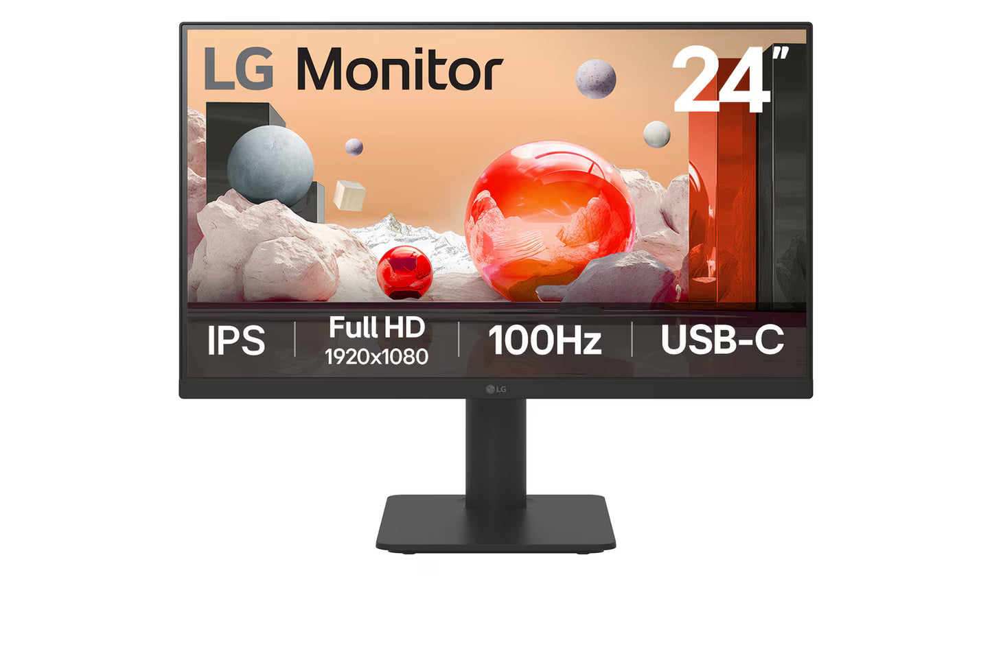 LG 23.8"/27" IPS Full HD 100Hz Borderless Design Monitor-1 Year Warranty (24MS570-B | 27MS570-B )
