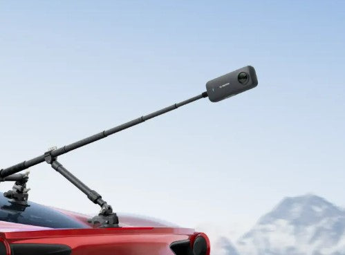 Insta360 Dual/Triple Suction Cup Car Mount with/without Insta360 Action Invisible Selfie Stick