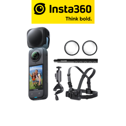 Insta360 Bike Bundle (114cm invisible selfie stick, bike bundle, lens cap)