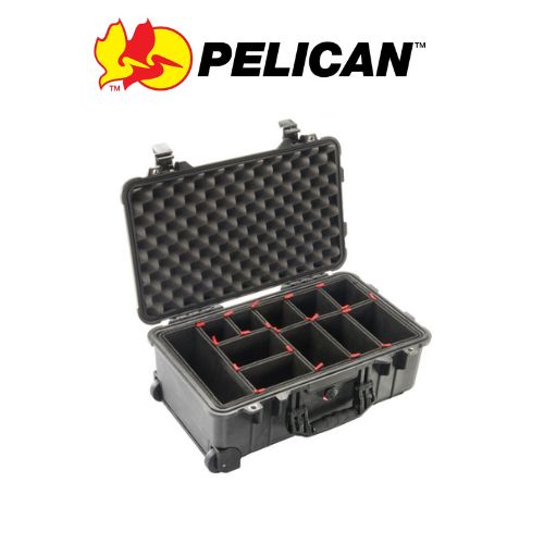 Pelican 1510 Protector Carry-On Case with TrekPak Divider System - Limited Lifetime Local Warranty