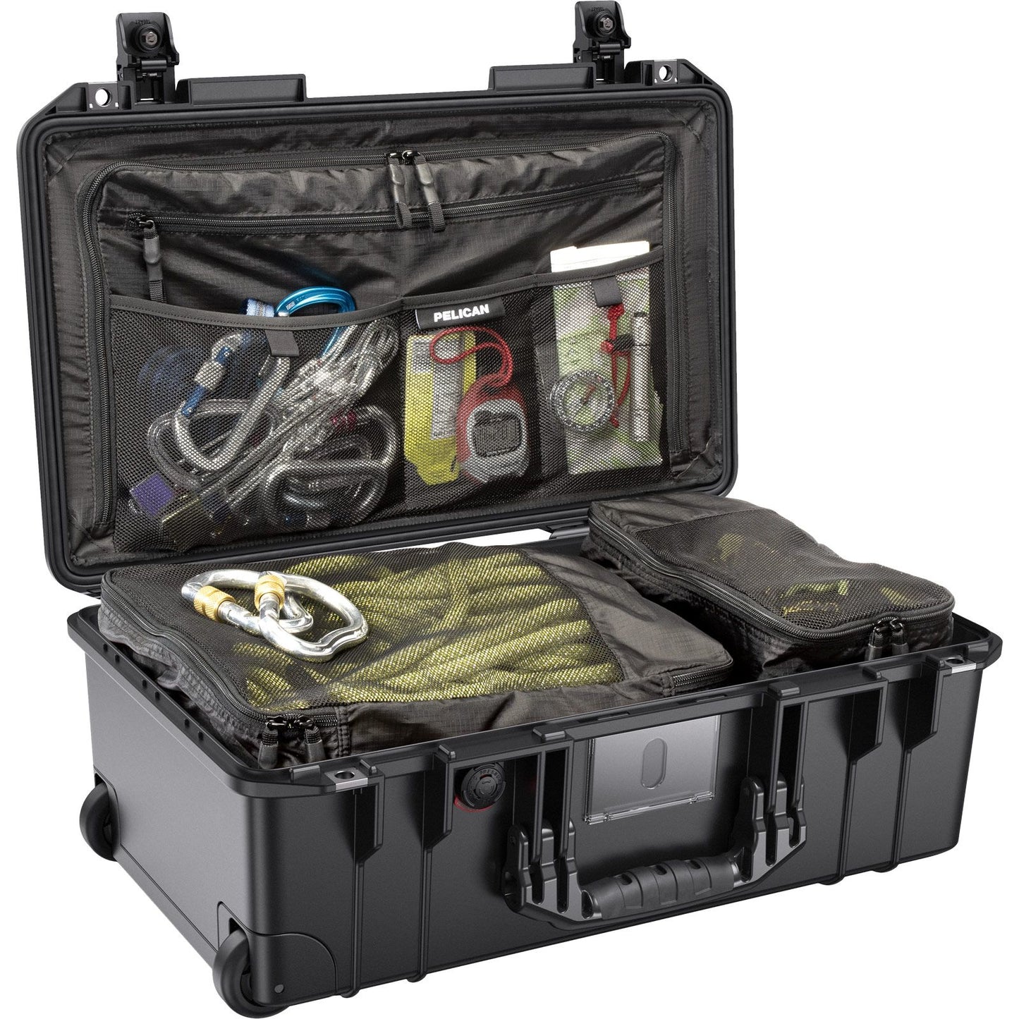 Pelican 1535TRVL Air Travel Wheeled Carry On Case (1535AirWL/Travel OrganiserBlack) -Limited Lifetime Local Warranty