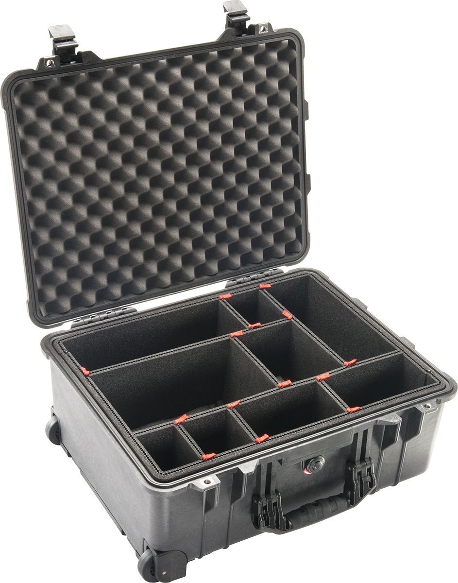 Pelican 1560 Protector Case with TrekPak Divider System - Limited Lifetime Local Warranty