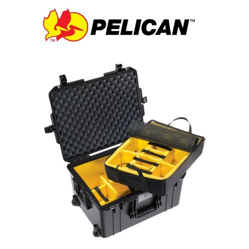 Pelican 1607 Air Case With Divider - Limited Lifetime Local Warranty