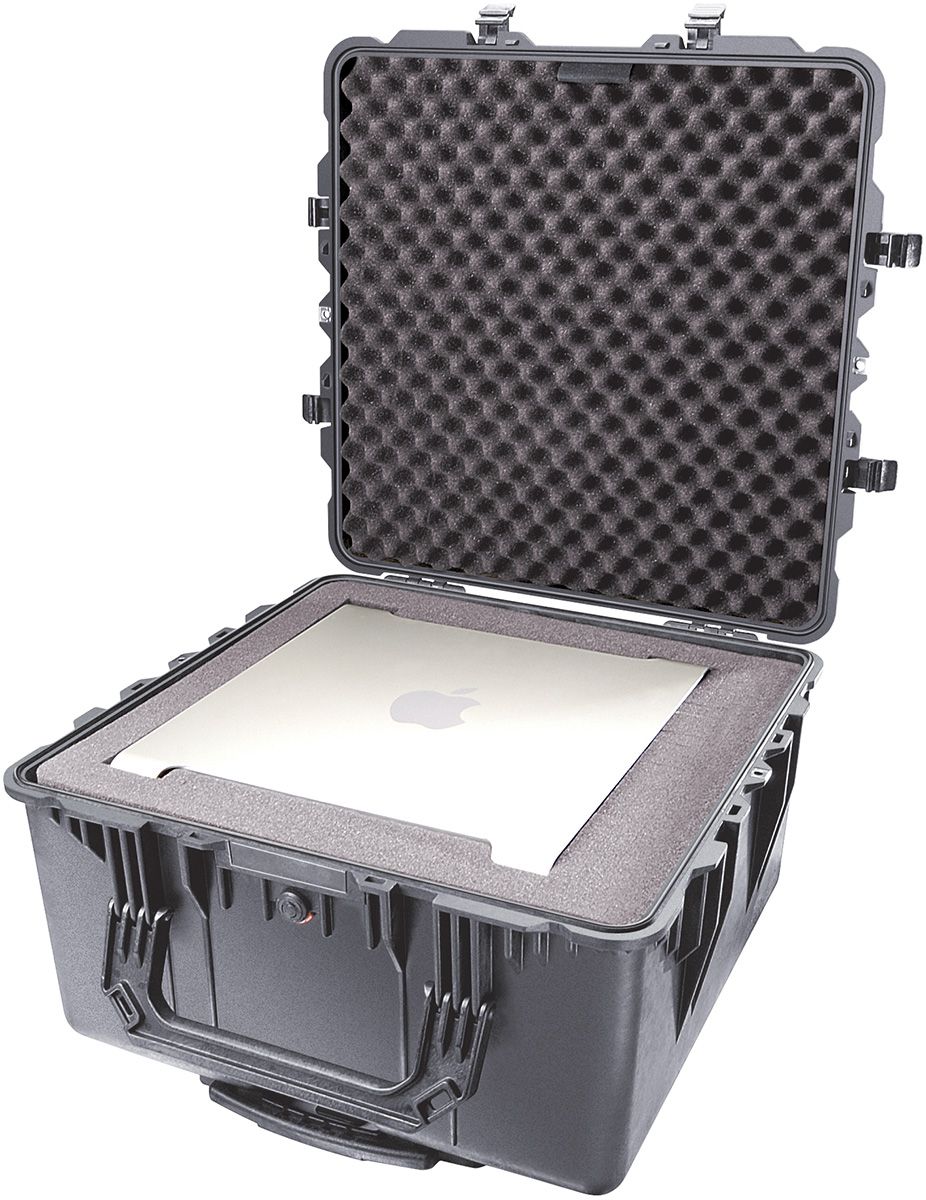 Pelican 1640 Black Protector Transport Case with Foam - Limited Lifetime Local Warranty