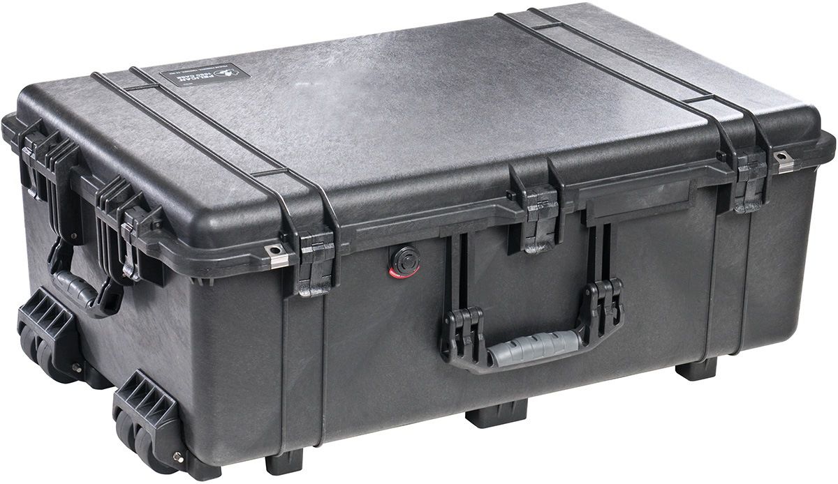 Pelican 1650 Black Protector Case with Foam- Limited Lifetime Local Warranty
