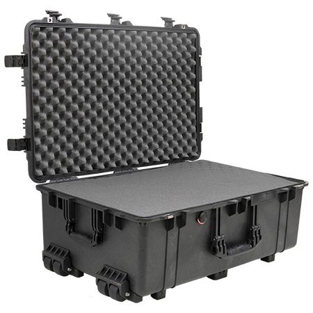 Pelican 1650 Black Protector Case with Foam- Limited Lifetime Local Warranty