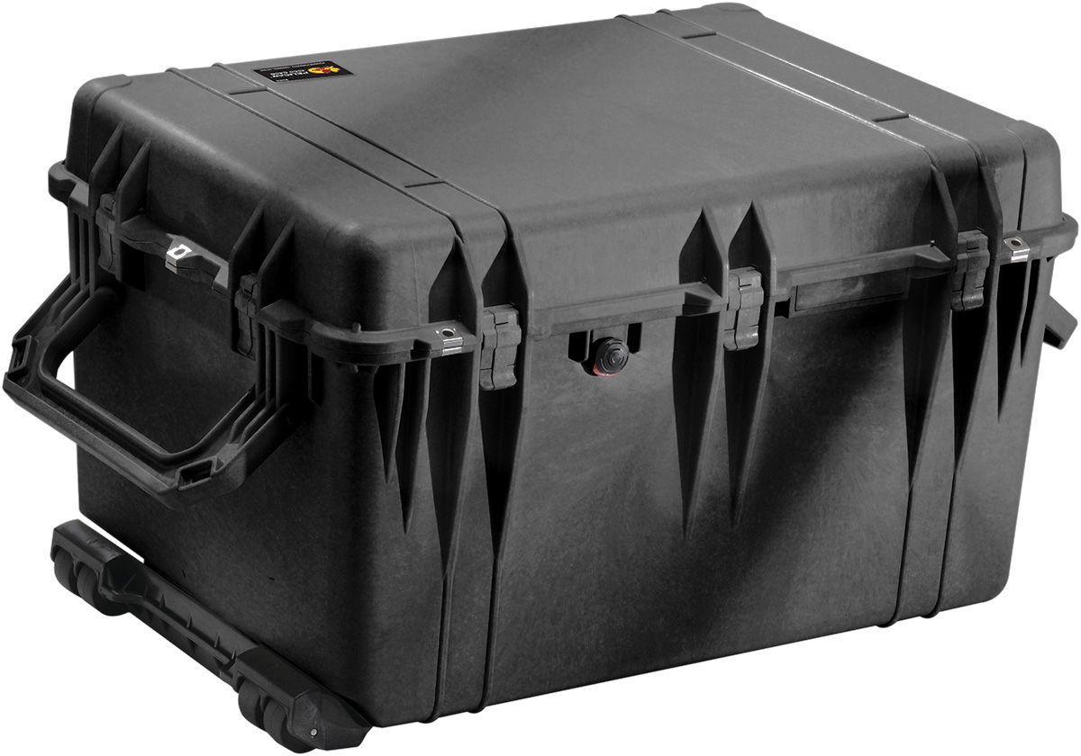Pelican 1660 Black Protector Case with Foam-Limited Lifetime Local Warranty