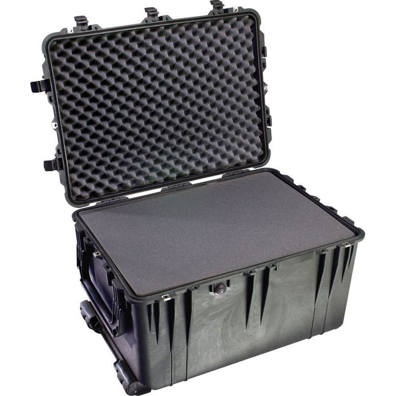 Pelican 1660 Black Protector Case with Foam-Limited Lifetime Local Warranty