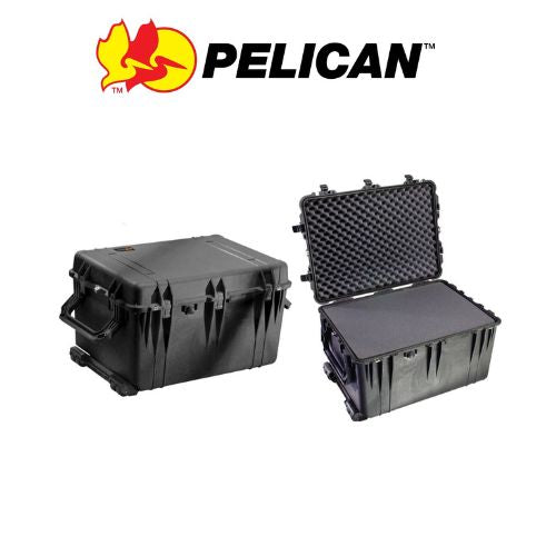 Pelican 1660 Black Protector Case with Foam-Limited Lifetime Local Warranty