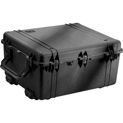 Pelican 1690 Black Protector Transport Case with Foam-Limited Lifetime Local Warranty