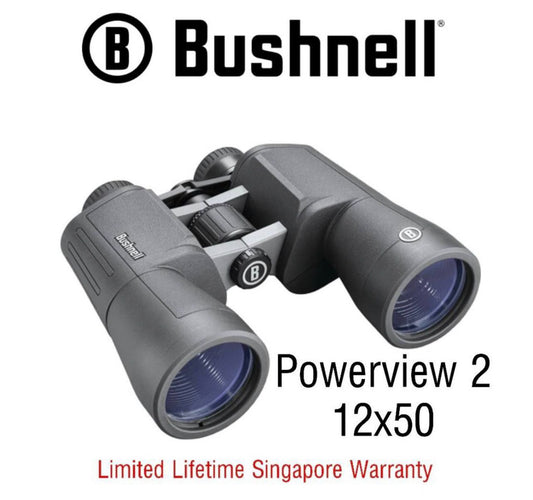 Bushnell Binoculars Powerview2 12x50 (PWV1250) FREE Air Duster - Limited Lifetime Warranty