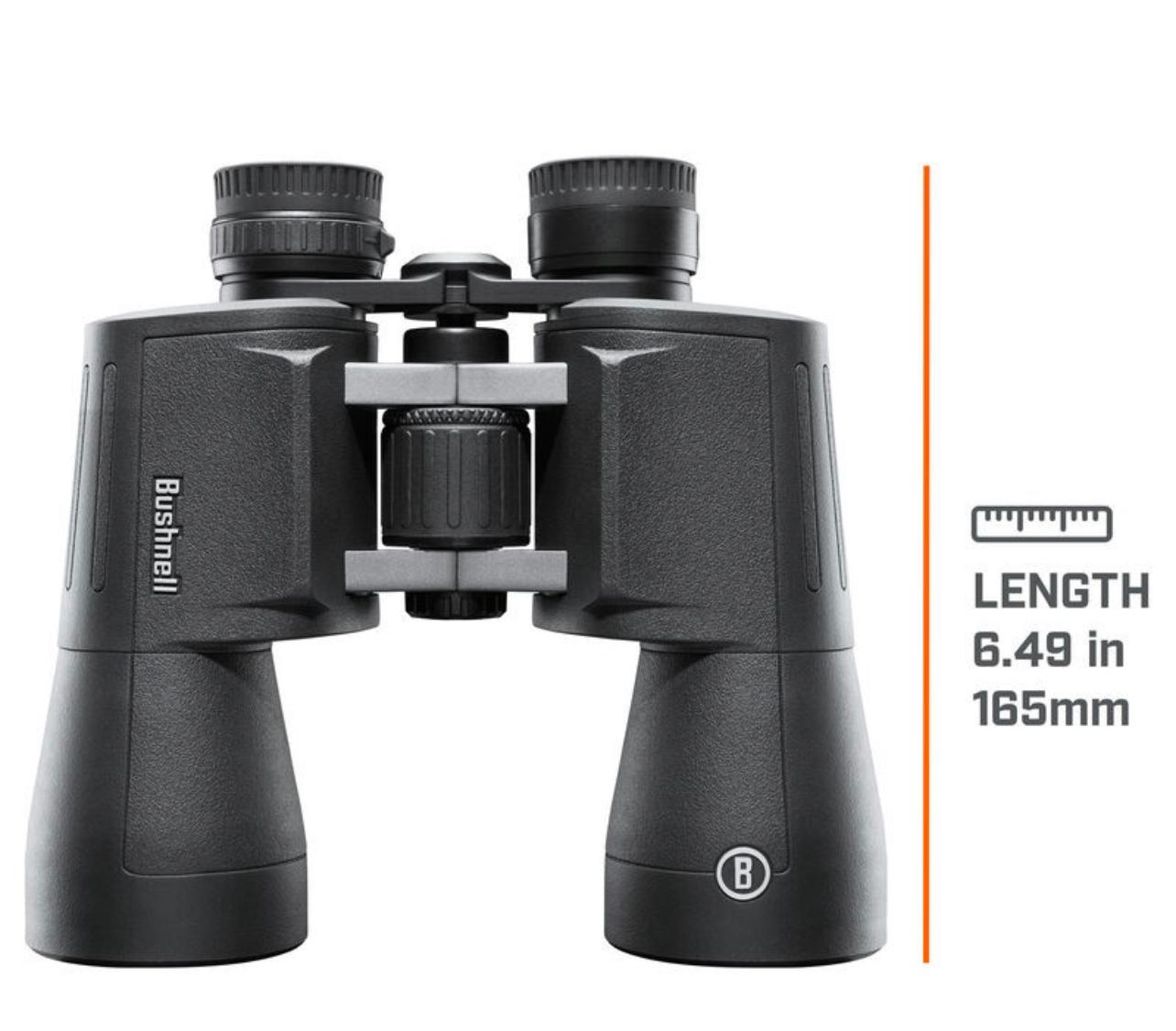 Bushnell Binoculars Powerview2 20x50 (PWV2050) FREE Air Duster - Limited Lifetime Warranty