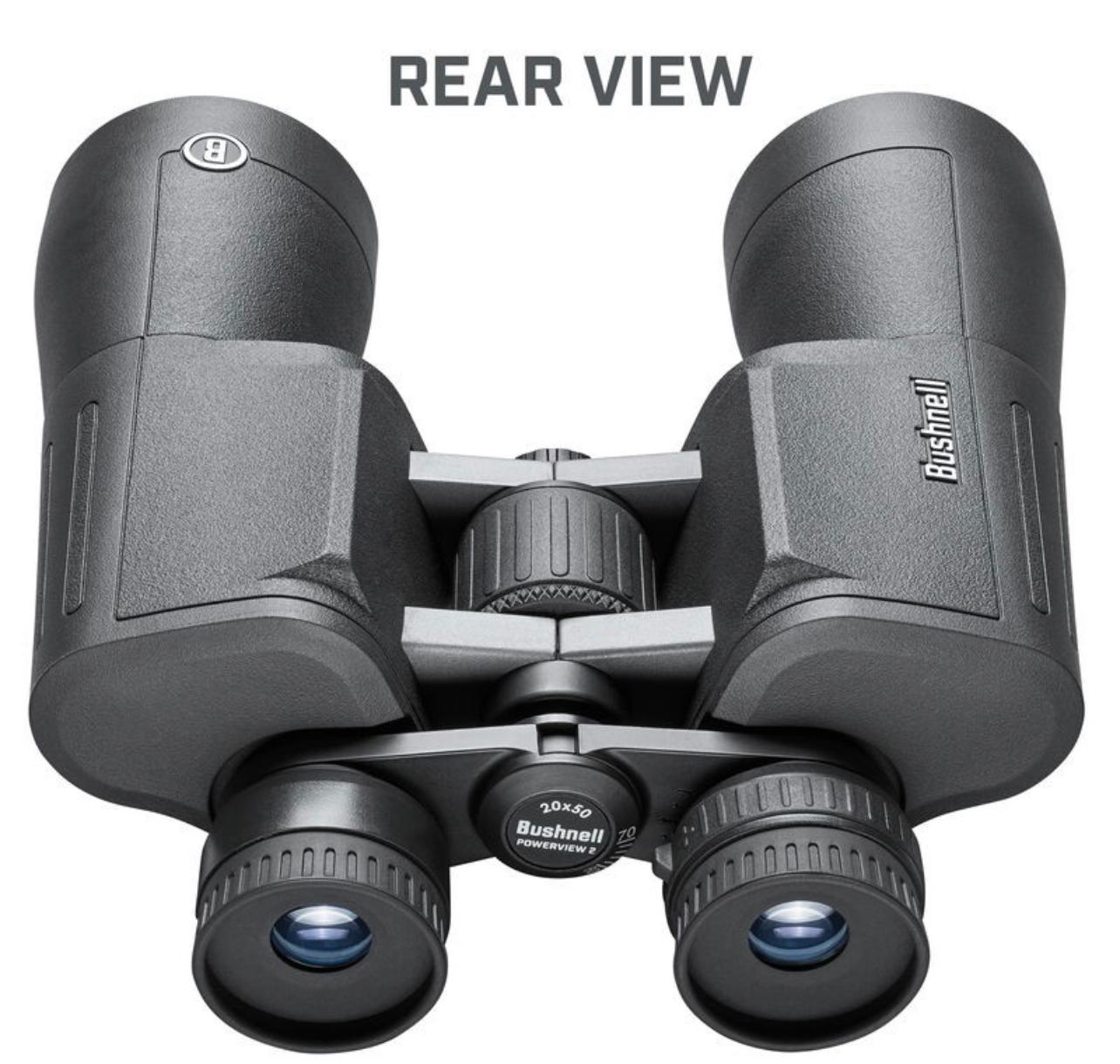 Bushnell Binoculars Powerview2 20x50 (PWV2050) FREE Air Duster - Limited Lifetime Warranty