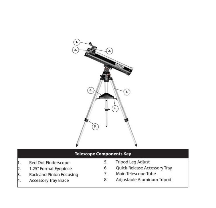 Bushnell Voyager Sky Tour 900mm x 4.5" Reflector Telescope - Limited Lifetime Warranty