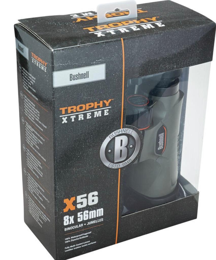 Bushnell Binoculars Trophy Xtreme 8x56 (335856) FREE Air Duster - Limited Lifetime Warranty