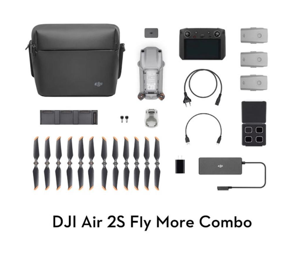 DJI Air 2S Free Portable Bluetooth speaker And Insta360 Sphere - 1 Year Local DJI Warranty