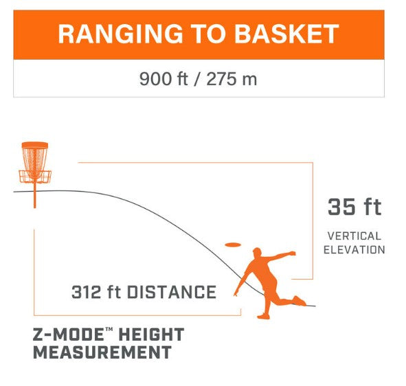 Bushnell Laser Rangefinder EDGE Disc Golf (DG850SBL) - Limited Lifetime Warranty