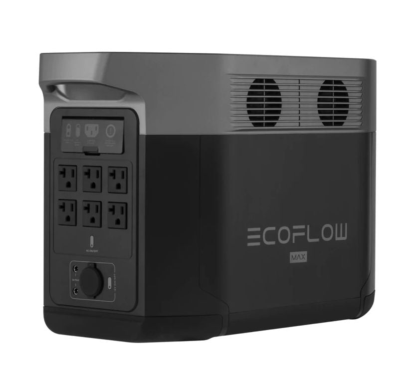 EcoFlow DELTA Max(2000) Portable Power Station FREE 160W Solar Panel And SoundStream Speaker - 2 Years Local Manufacturer Warranty
