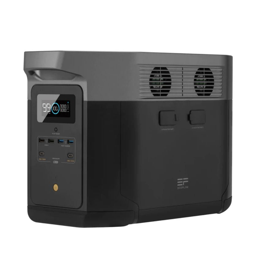 EcoFlow DELTA Max(2000) Portable Power Station FREE 160W Solar Panel And SoundStream Speaker - 2 Years Local Manufacturer Warranty