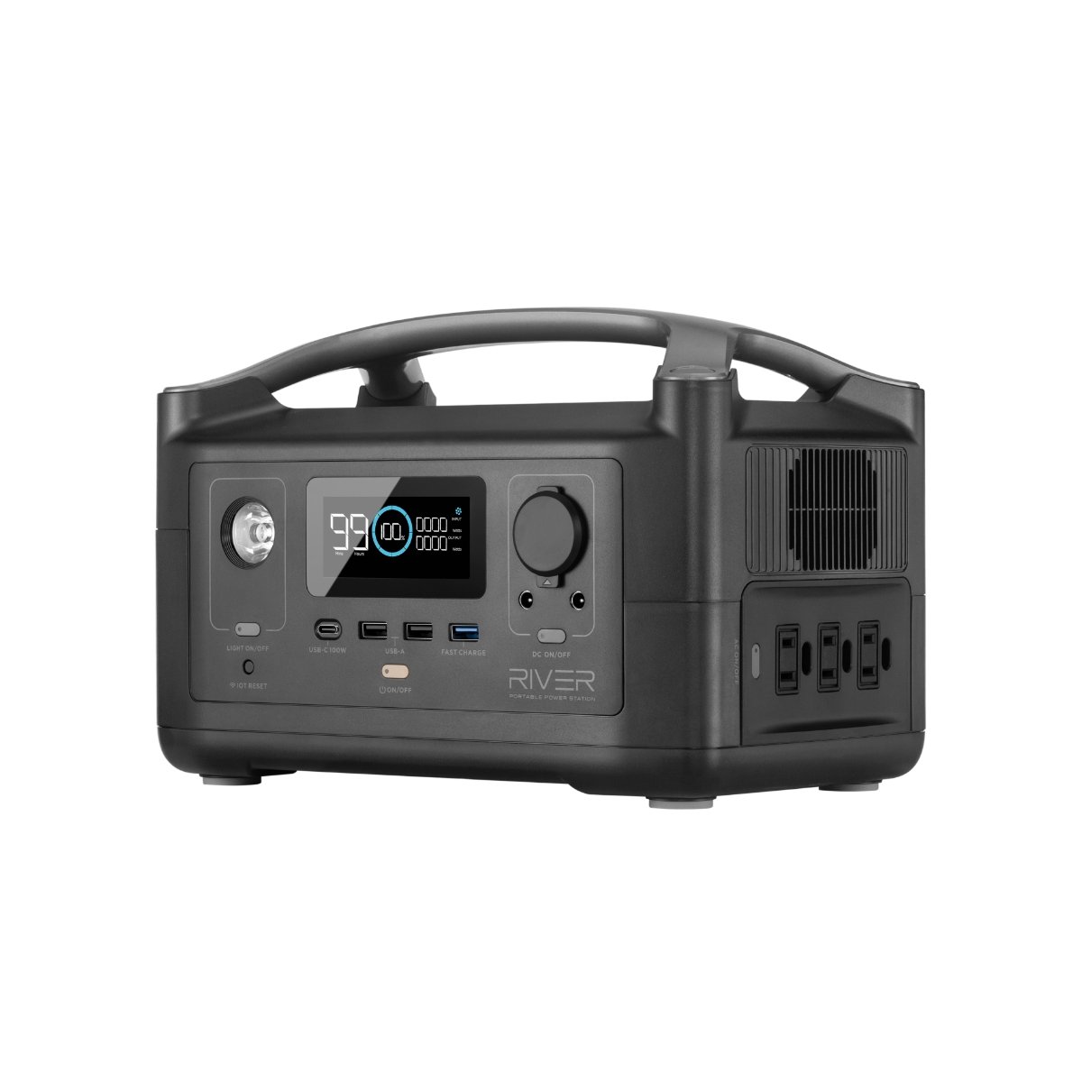 EcoFlow RIVER 600 Portable Power Station - 2 Years Local Manufacturer Warranty