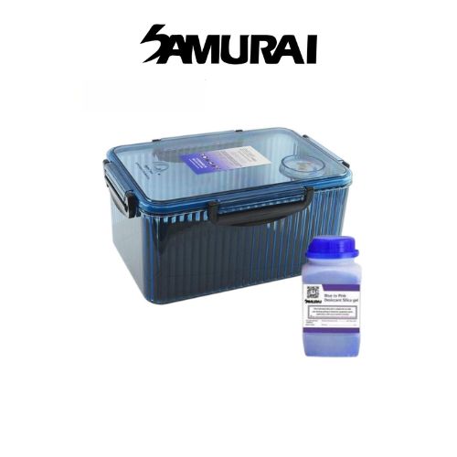 Samurai Dry Box F380 (Blue) Free 1 Bottle Silica Gel (500g)