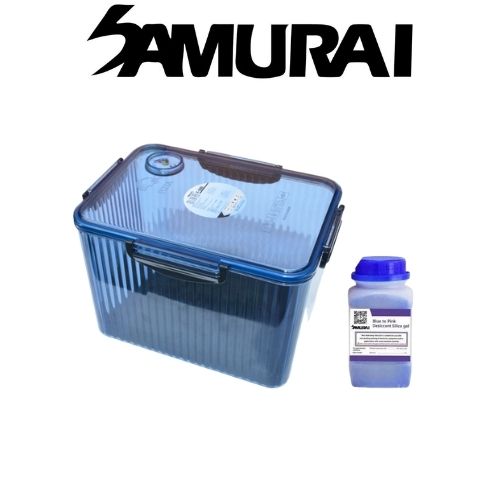 Samurai Dry Box F580 (Blue) Free 1 bottle Silica Gel (500g)