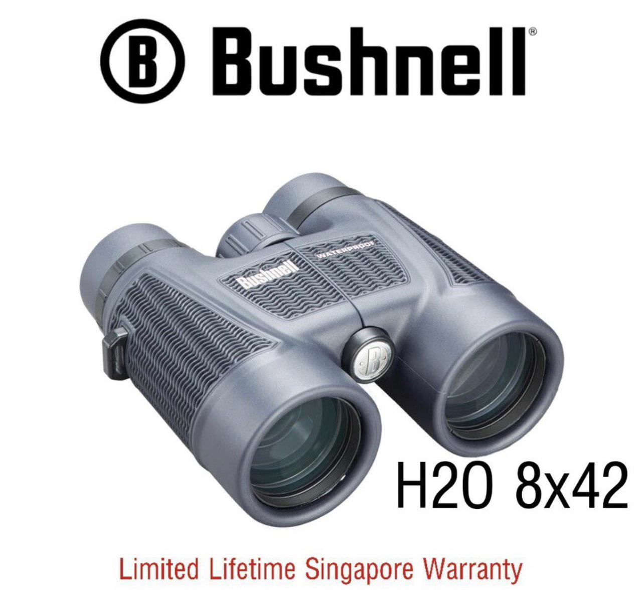Bushnell Binoculars H20 Waterproof 8x42 (158042) - Limited Lifetime Warranty