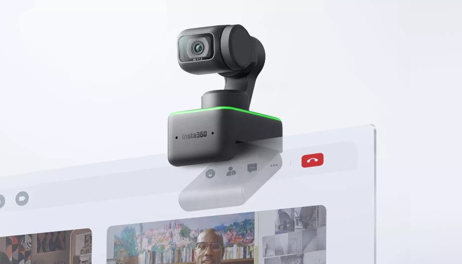 Insta360 Link (AI Powered UHD 4K Webcam) With 2 in 1 Mini Tripod - 1 Year Local Manufacturer Warranty