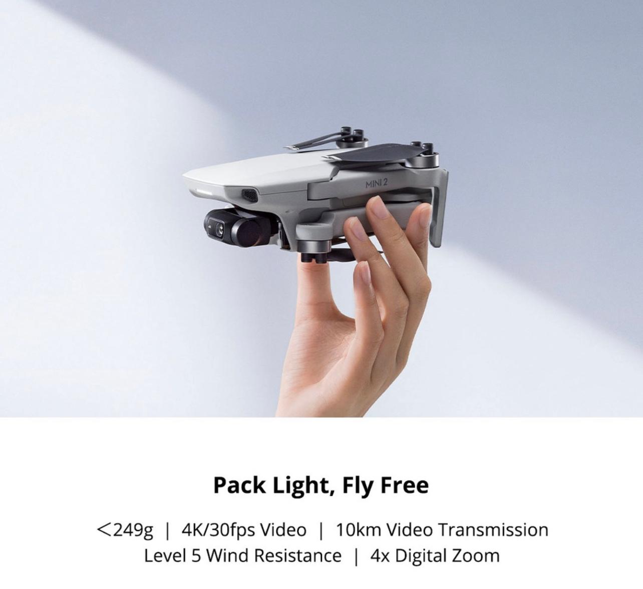 DJI Mini 2 Drone - 1 Year Local DJI Warranty