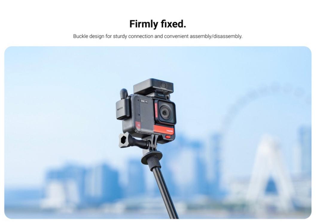 Insta360 ONE R/RS Mic Adapter (Horizontal Version)