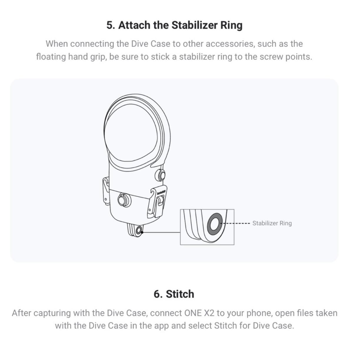 Insta360 One X2 - Dive Case