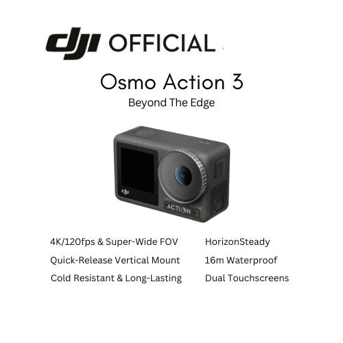 Osmo Action 3 - Action Camera - Beyond the Edge - DJI