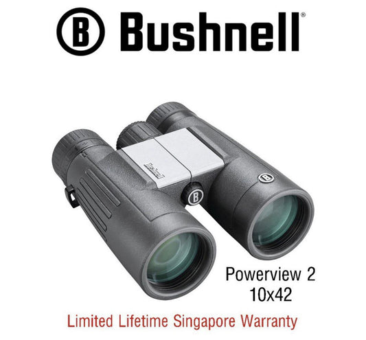 Bushnell Binoculars Powerview2 10x42 (PWV1042) FREE Air Duster - Limited Lifetime Warranty