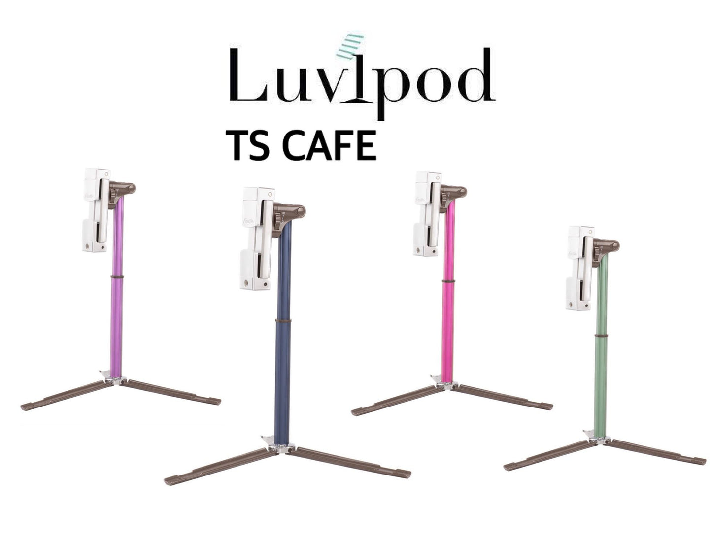 Luvipod By Faith TS CAFE - Tabletop Tablet Holder & Stand Set