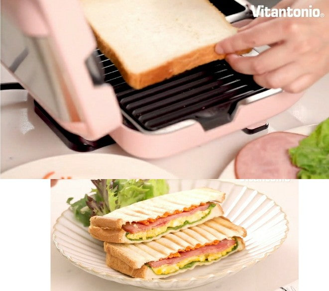 Vitantonio Waffle/Sandwich Baker (VWH-50A) Free Wireless Hand Mixer/Blender -1 Year Warranty/SG Plug