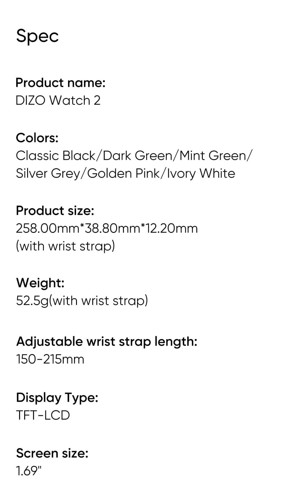 DIZO Watch 2 by realme Techlife Smart Watch - 1 Year Warranty