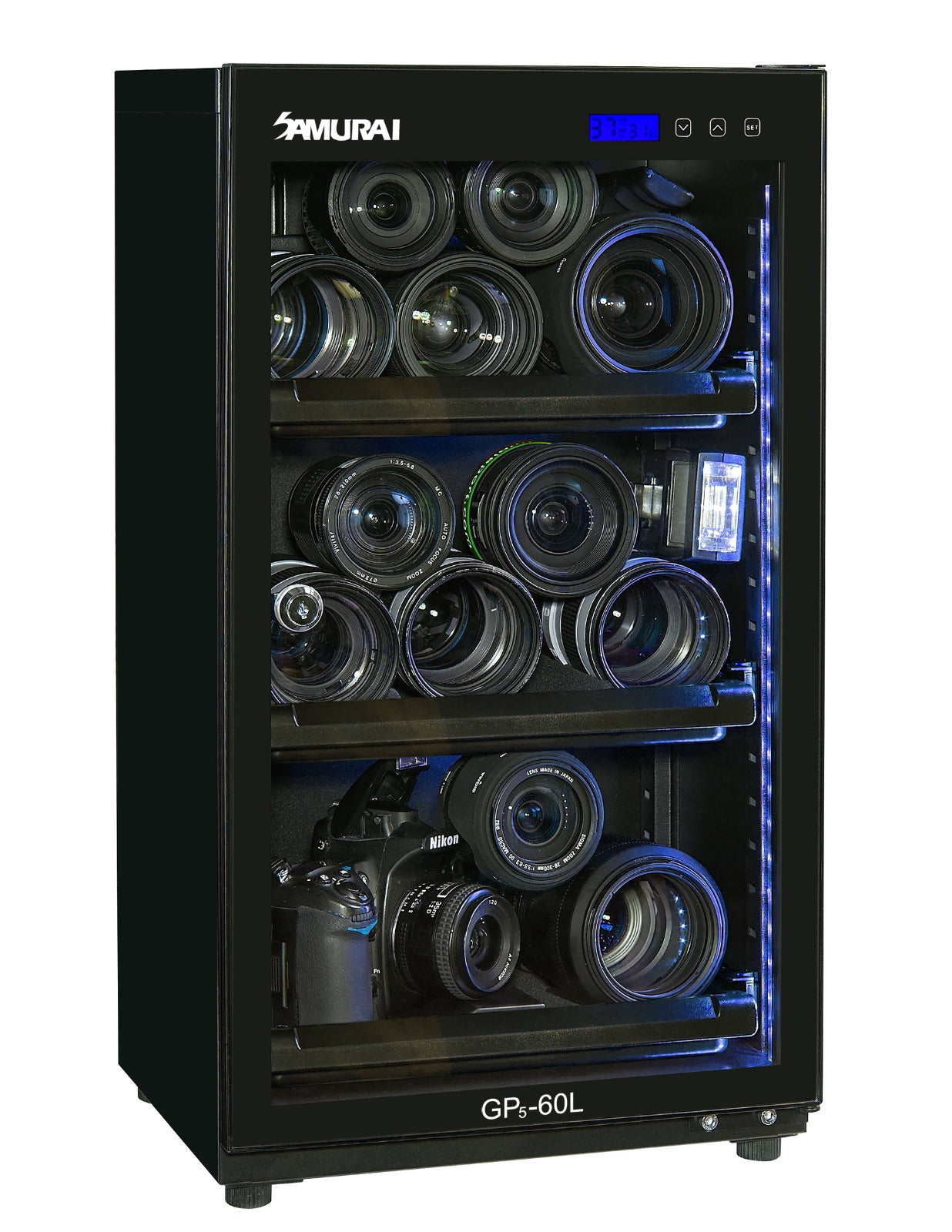 Samurai Digital Dry Cabinet GP5-60L - 5 Years Local Manufacturer Warranty